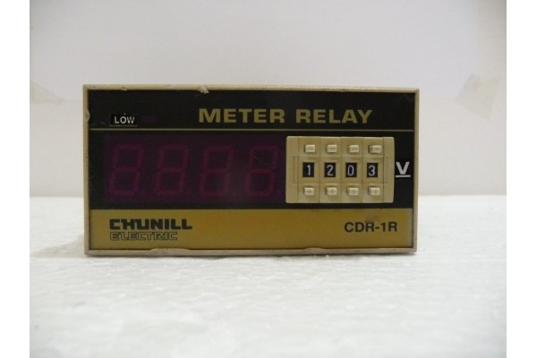 Digital Meter Relay, CDR-1R-0, AC250V 3A, Chunil Electric